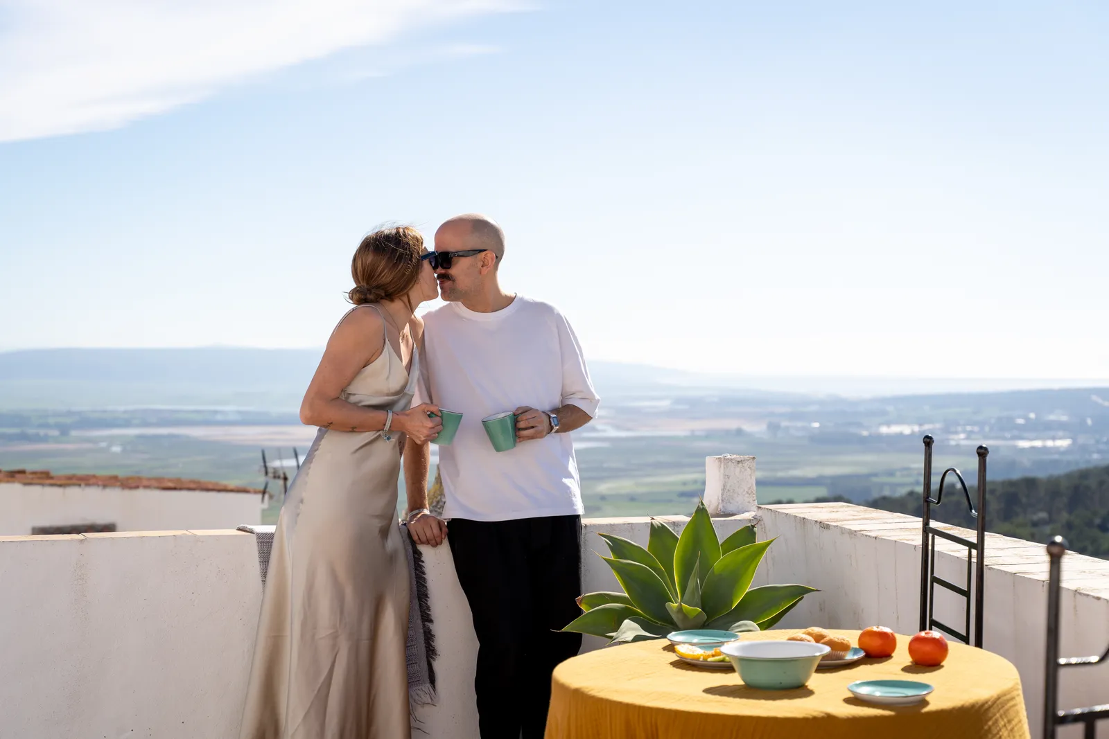 Terrace with views from Ático Trafalgar in Vejer de la Frontera